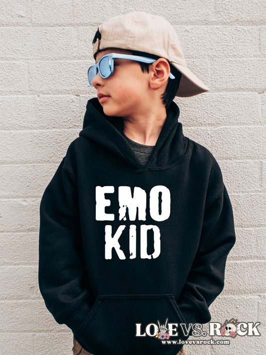 Emo Kid Hoodie | Youth & Toddler | Love vs. Rock