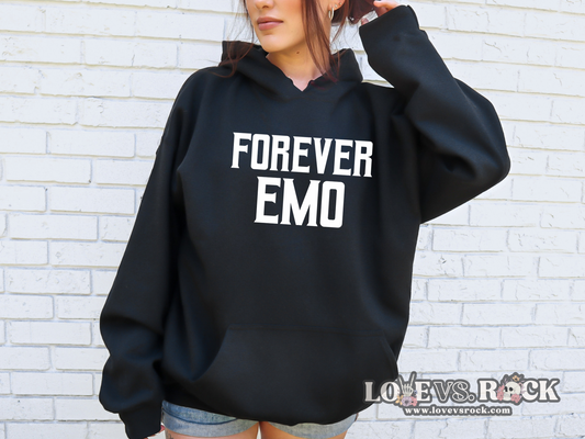 Forever Emo Unisex Hoodie | Love vs. Rock