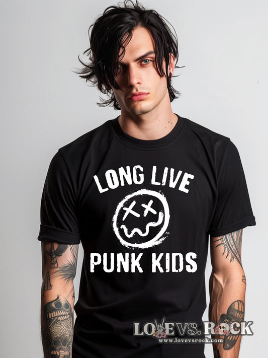 Long Live Punk Kids Unisex Tee | Love vs. Rock