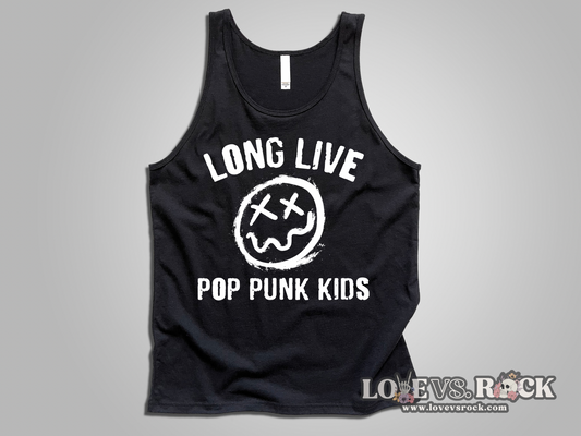 Long Live Pop Punk Kids Unisex Tank Top | Love vs. Rock