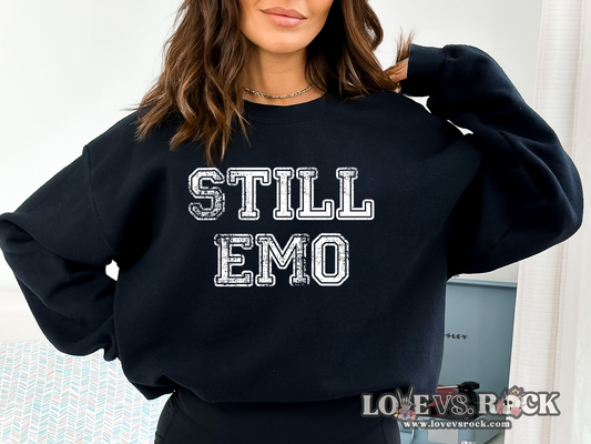 Still Emo Crewneck Sweatshirt | Love vs. Rock