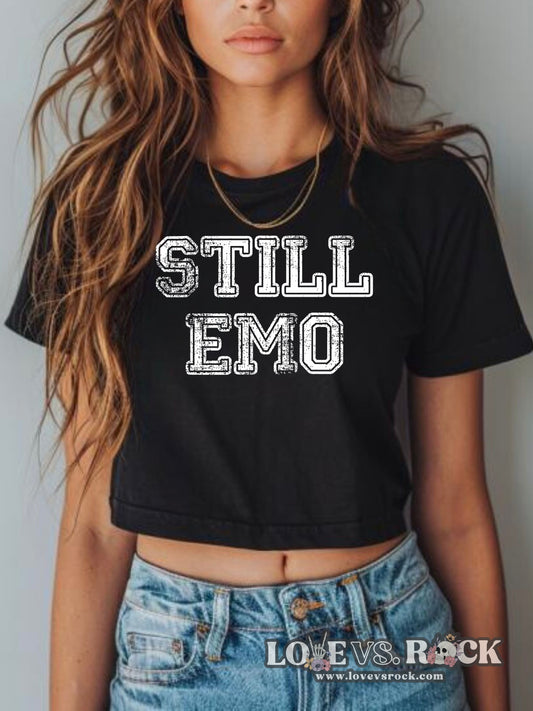 Still Emo Cropped Tee | Love vs. Rock