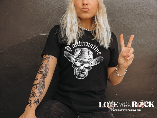 Y’allternative Unisex Tee | Love vs. Rock