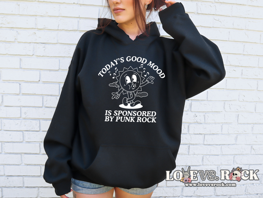 Today’s Good Mood is Sponsored By Punk Rock Unisex Hoodie | Love vs. Rock