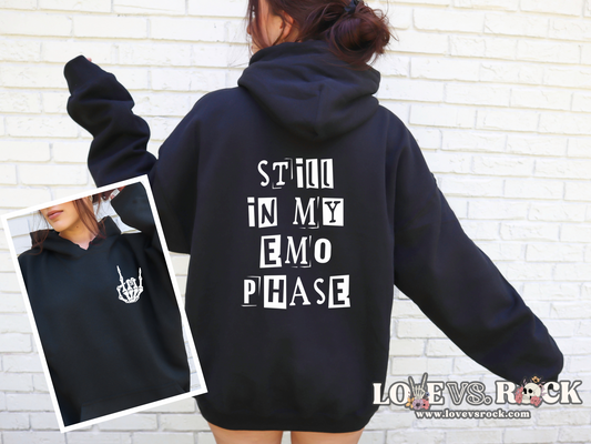 Still In My Emo Phase Unisex Hoodie | Love vs. Rock