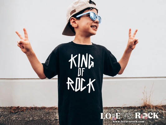 King of Rock Tee | Youth, Toddler & Infant | Love vs. Rock