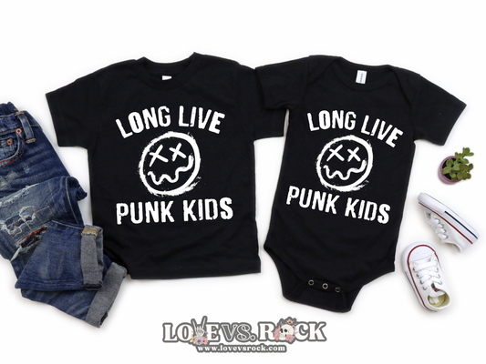 Long Live Punk Kids Tee | Youth, Toddler & Infant | Love vs. Rock