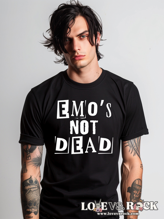 Emo’s Not Dead Men’s Tee | Love vs. Rock