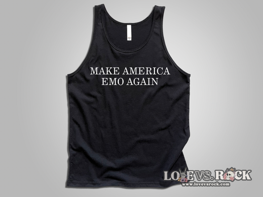 Make America Emo Again Unisex Tank Top | Love vs. Rock