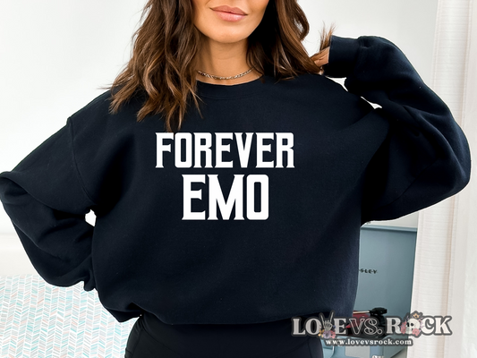 Forever Emo Crewneck Sweatshirt | Love vs. Rock