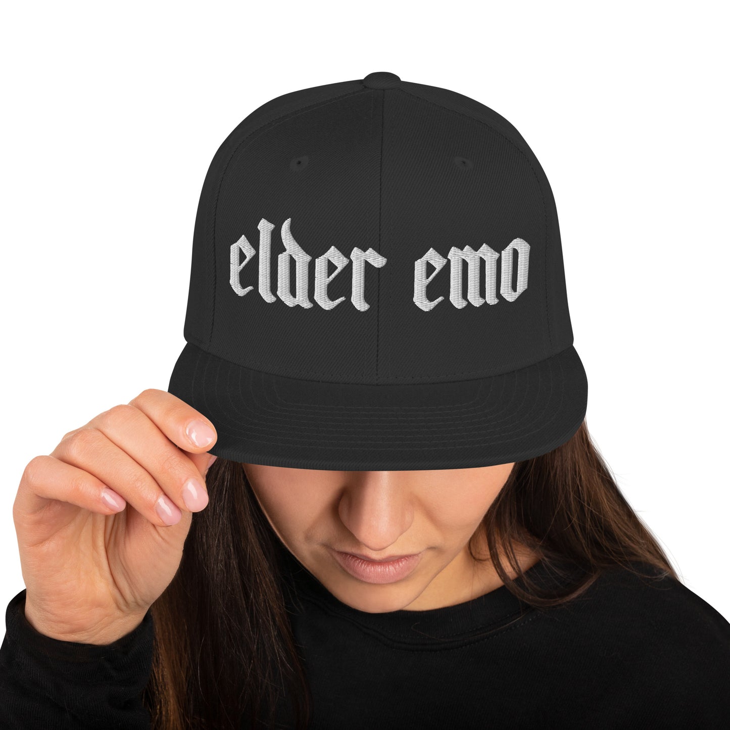 Elder Emo Snapback Hat | Love vs. Rock