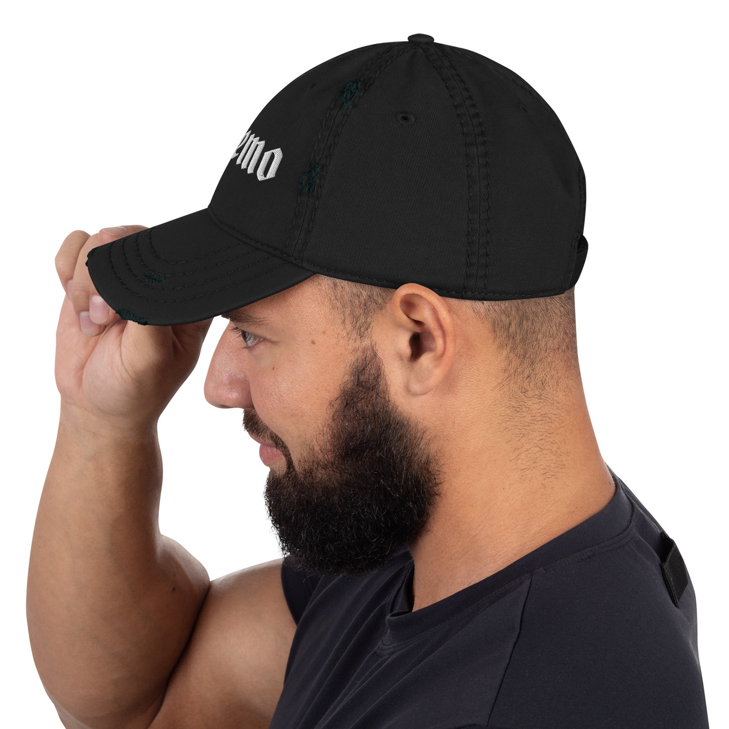 Still Emo Distressed Dad Hat | Love vs. Rock