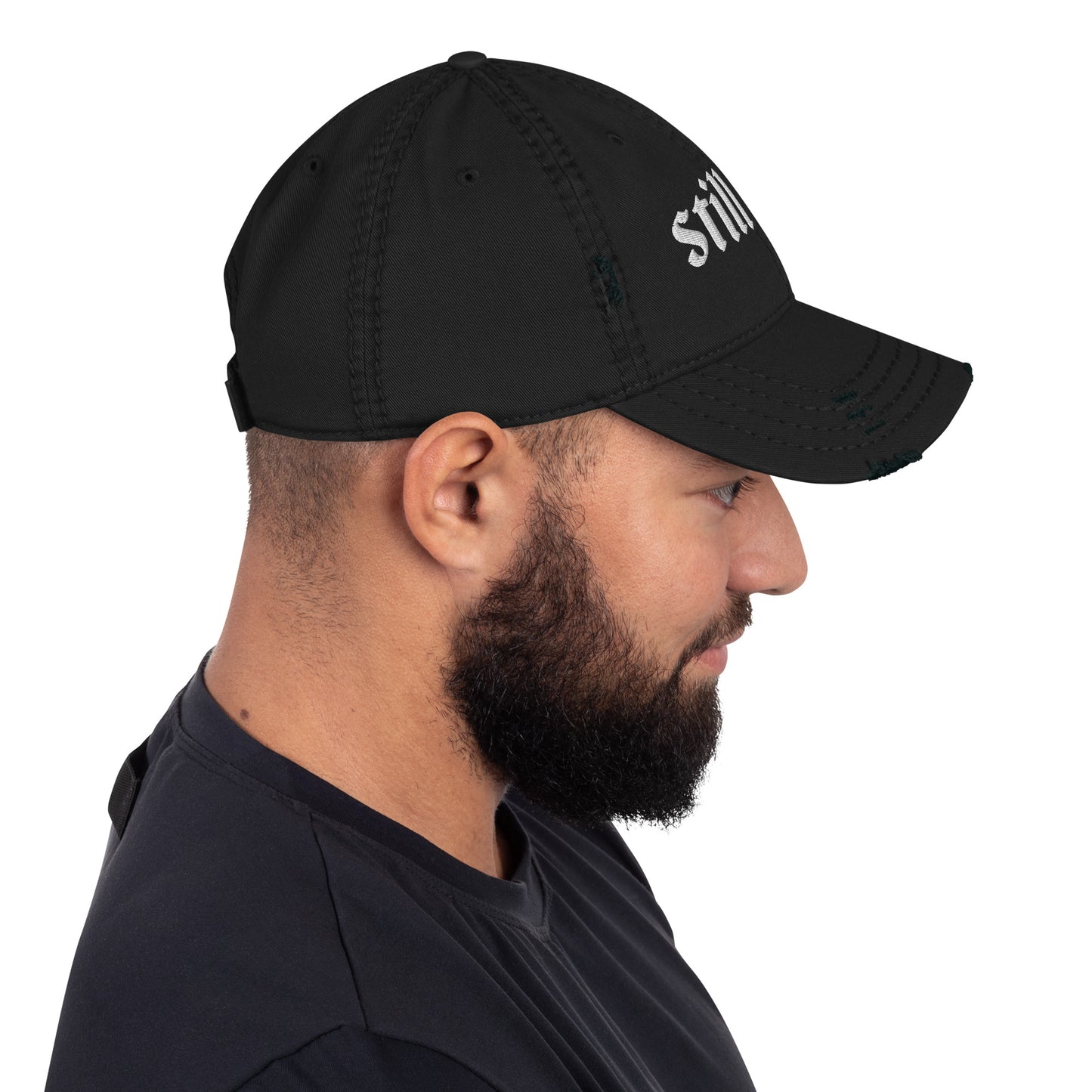 Still Emo Distressed Dad Hat | Love vs. Rock