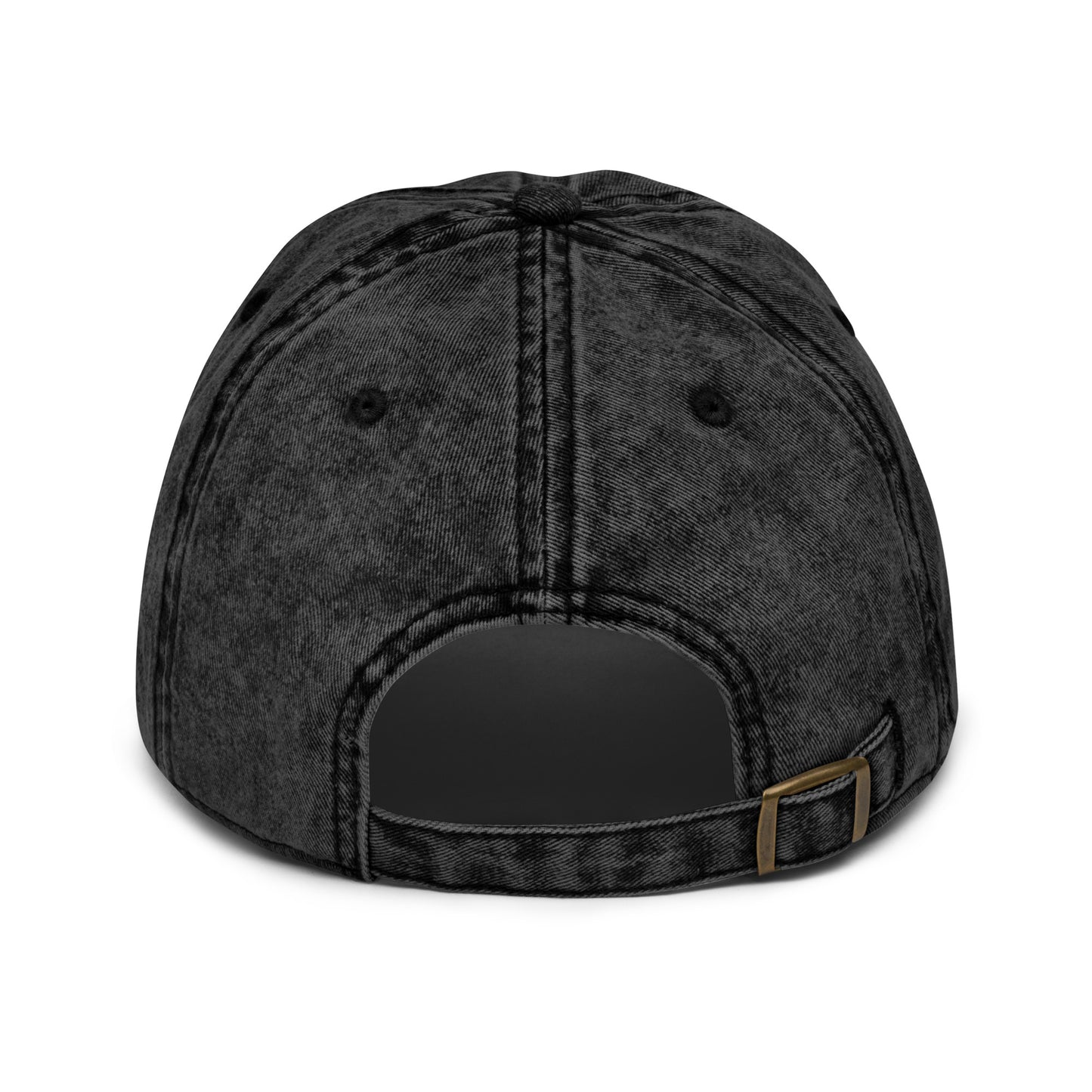 Elder Emo Embroidered Vintage Cotton Twill Cap